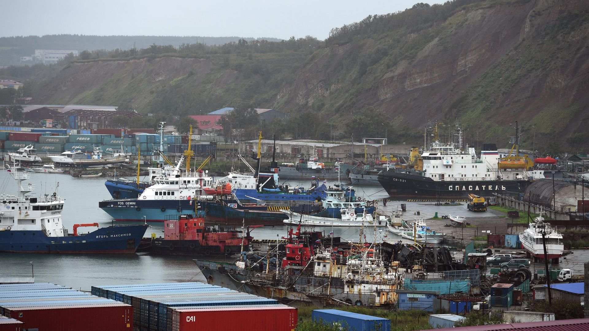 Корсаковский морской торговый порт в Южно-Сахалинске Корсаковский морской торговый порт в Южно-Сахалинске - РИА Новости, 1920, 03.04.2024