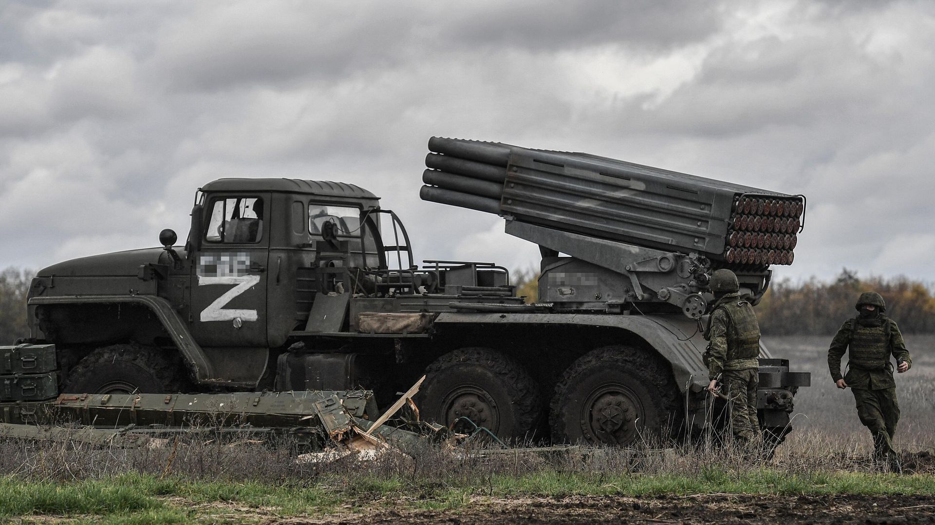 РСЗО БМ-21 Град ВС РФ в зоне СВО РСЗО БМ-21 Град ВС РФ в зоне СВО - РИА Новости, 1920, 11.12.2022