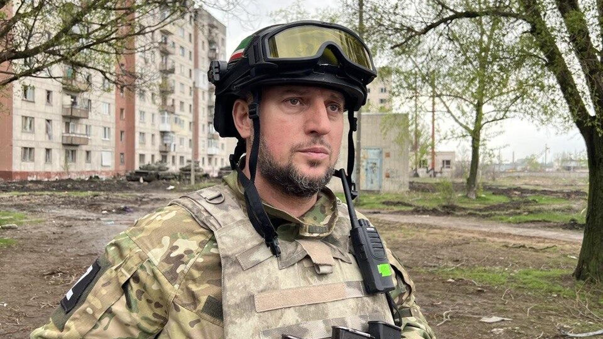 Командир спецназа Ахмат Апты Алаудинов Командир спецназа Ахмат Апты Алаудинов - РИА Новости, 1920, 08.11.2022