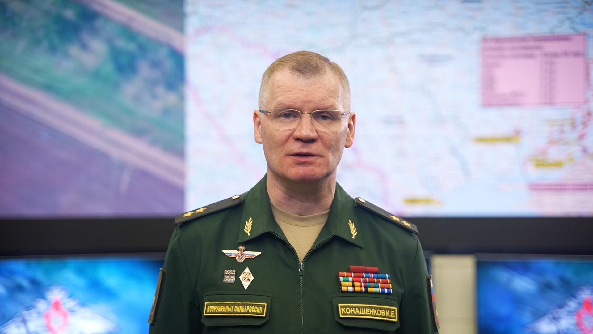 Потерь не допущено. Конашенков о передислокации российских военных на левый берег Днепра Потерь не допущено. Конашенков о передислокации российских военных на левый берег Днепра - РИА Новости, 1920, 11.11.2022