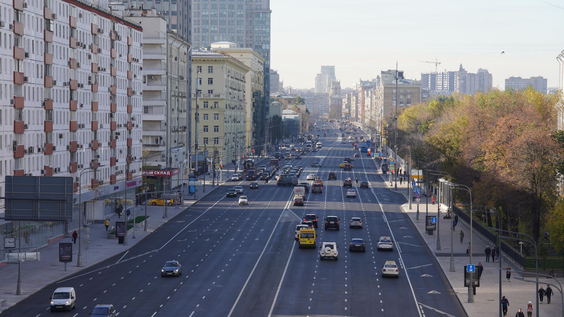 Ленинский проспект в Москве - РИА Новости, 1920, 13.11.2022
