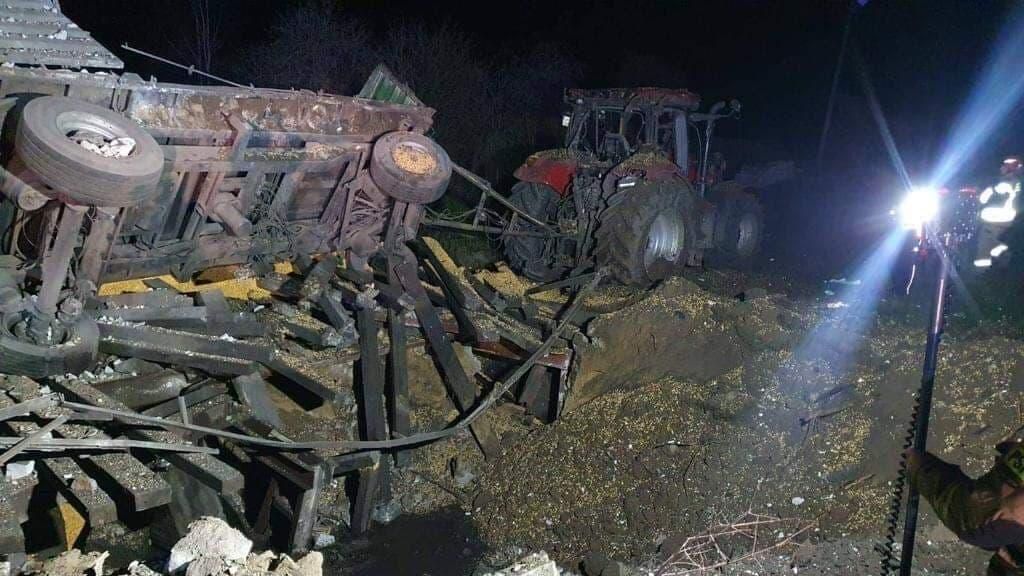 На месте происшествия в районе населенного пункта Пшеводув, Польша На месте происшествия в районе населенного пункта Пшеводув, Польша - РИА Новости, 1920, 16.11.2022