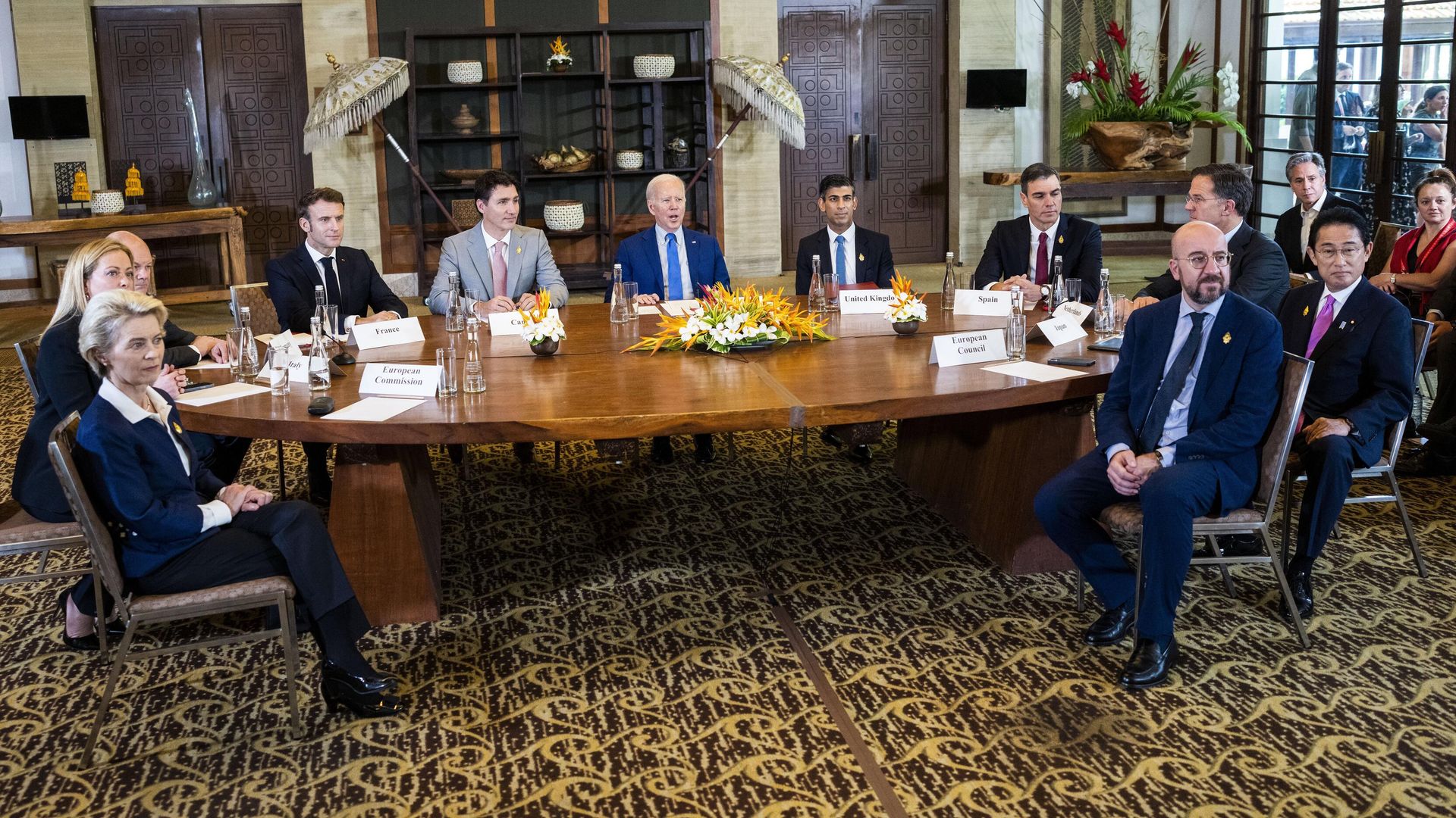 Встреча лидеров G7 и НАТО на Бали Встреча лидеров G7 и НАТО на Бали - РИА Новости, 1920, 16.11.2022