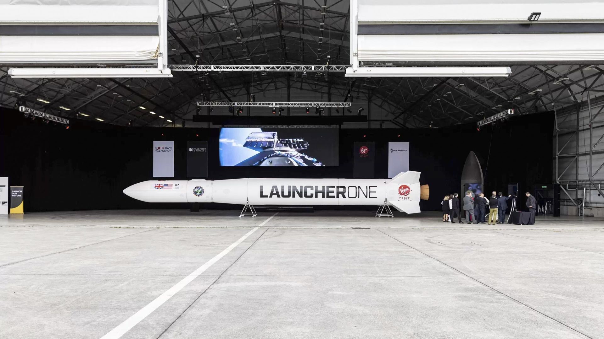 Ракета-носитель воздушного старта, созданная компанией Virgin Orbit, на космодроме Корнуолл Ракета-носитель воздушного старта, созданная компанией Virgin Orbit, на космодроме Корнуолл - РИА Новости, 1920, 16.11.2022