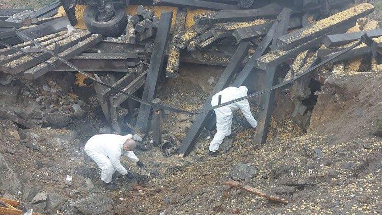 Место попадания ракеты в деревне Пшеводув, Польша Место попадания ракеты в деревне Пшеводув, Польша - РИА Новости, 1920, 18.11.2022