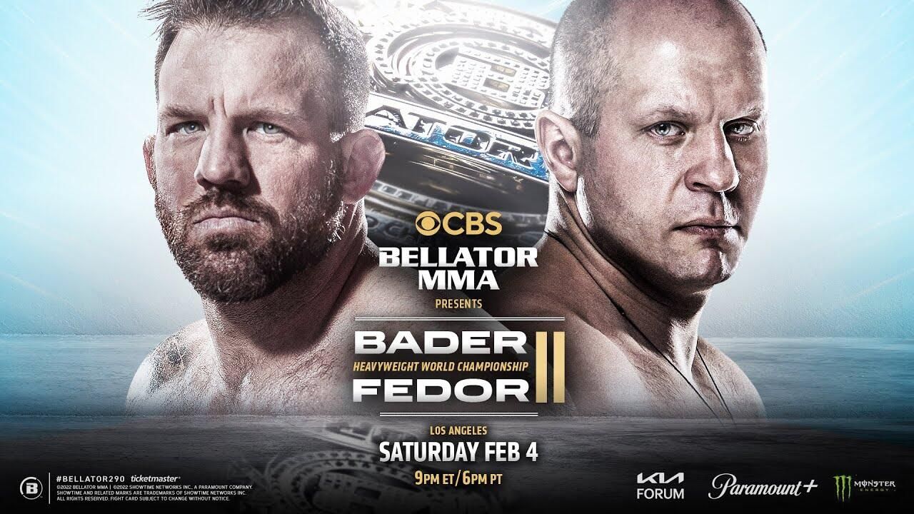 Постер турнира Bellator 290 c участием Федора Емельяненко - РИА Новости, 1920, 18.11.2022