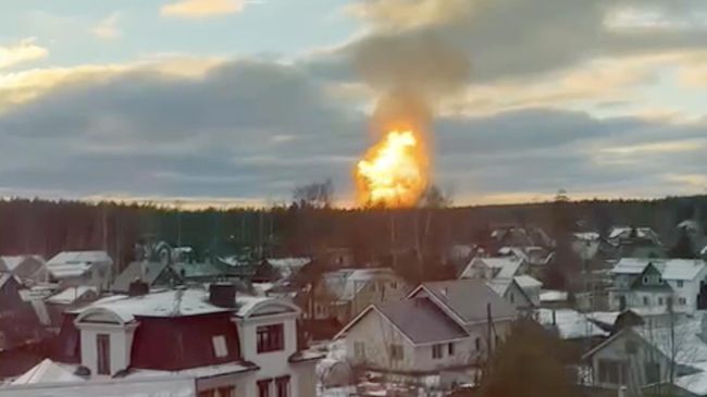 Пожар во Всеволожском районе Ленинградской области
