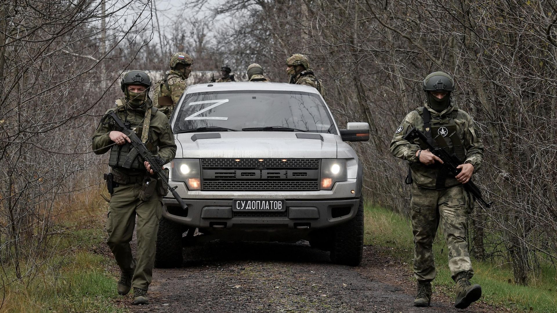 Военнослужащие добровольческого батальона имени Павла Судоплатова в Запорожской области Военнослужащие добровольческого батальона имени Павла Судоплатова в Запорожской области - РИА Новости, 1920, 03.12.2022
