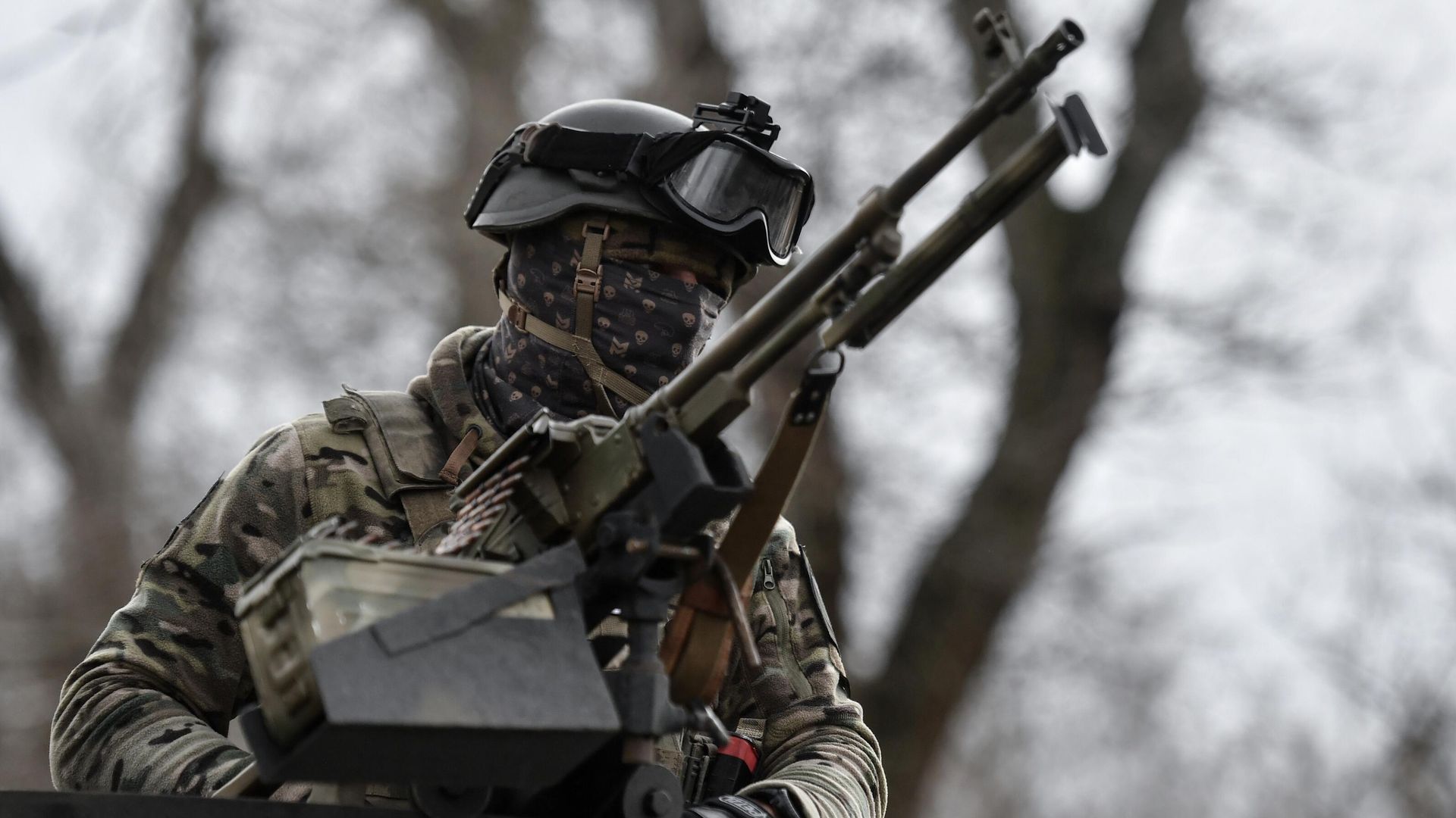 Военнослужащий добровольческого батальона имени Судоплатова Военнослужащий добровольческого батальона имени Судоплатова - РИА Новости, 1920, 06.12.2022