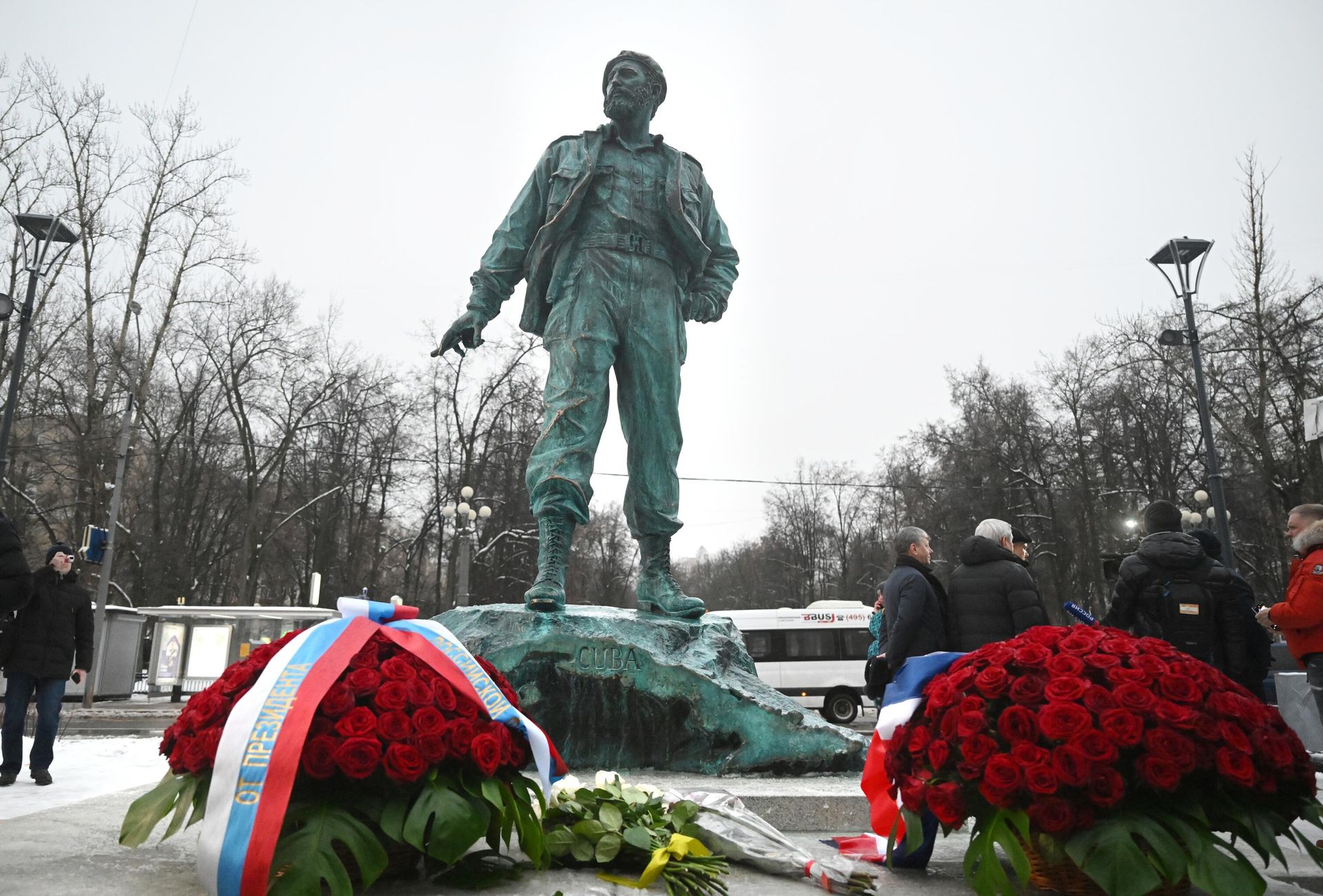 Памятник команданте Фиделю Кастро в Москве Памятник команданте Фиделю Кастро в Москве