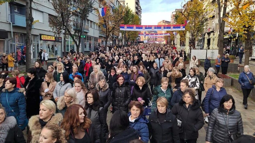 Акция протеста в Косовска-Митровице Акция протеста в Косовска-Митровице - РИА Новости, 1920, 23.11.2022