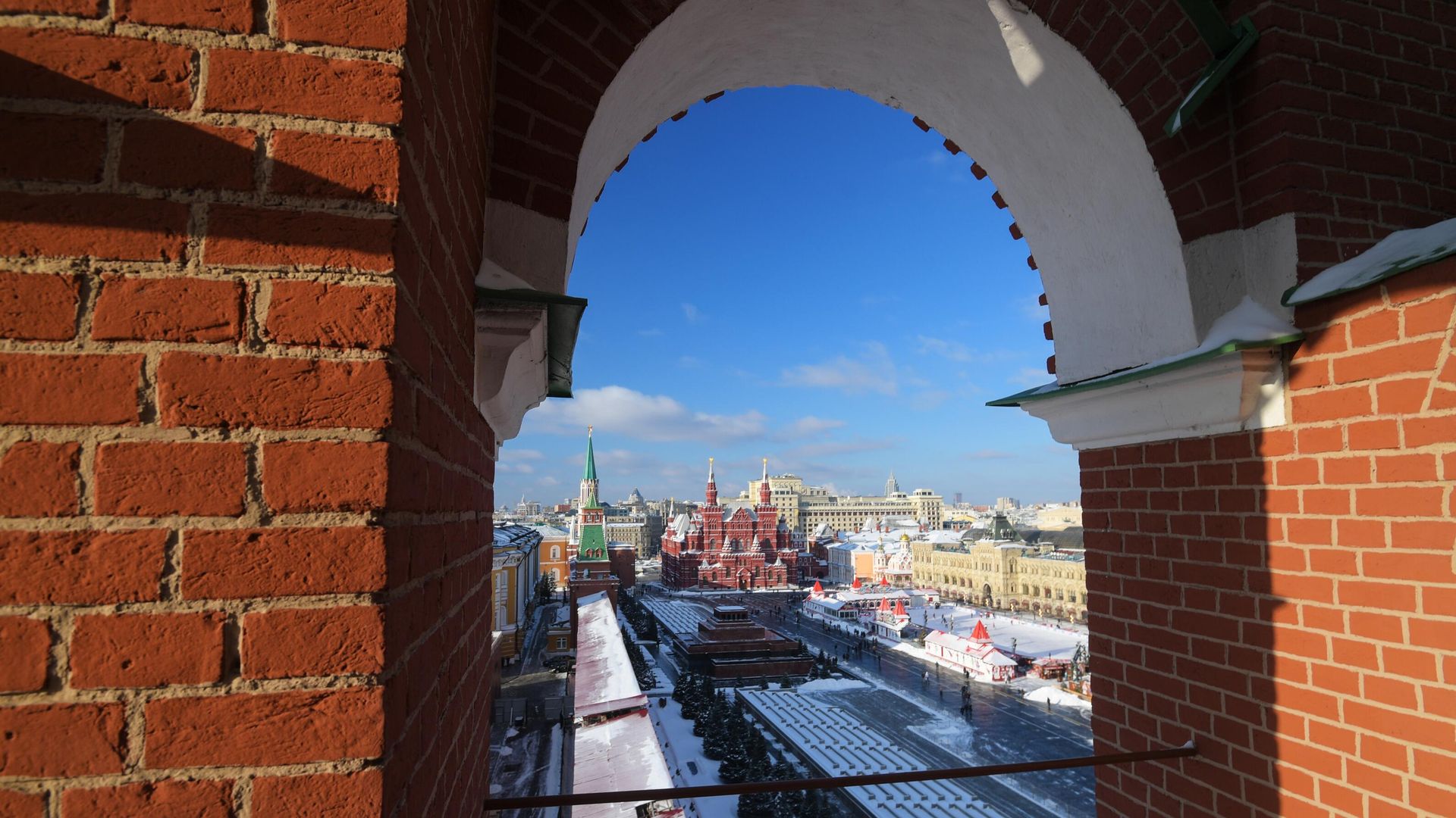 Вид со Спасской башни Московского Кремля Вид со Спасской башни Московского Кремля - РИА Новости, 1920, 03.12.2022