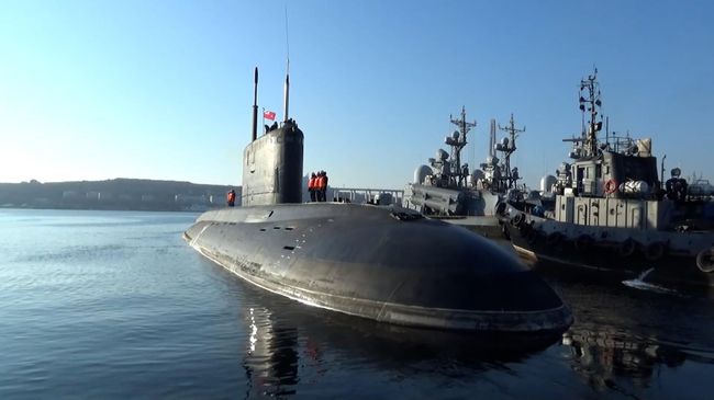 Запуск Калибров с подлодки Магадан Запуск Калибров с подлодки Магадан