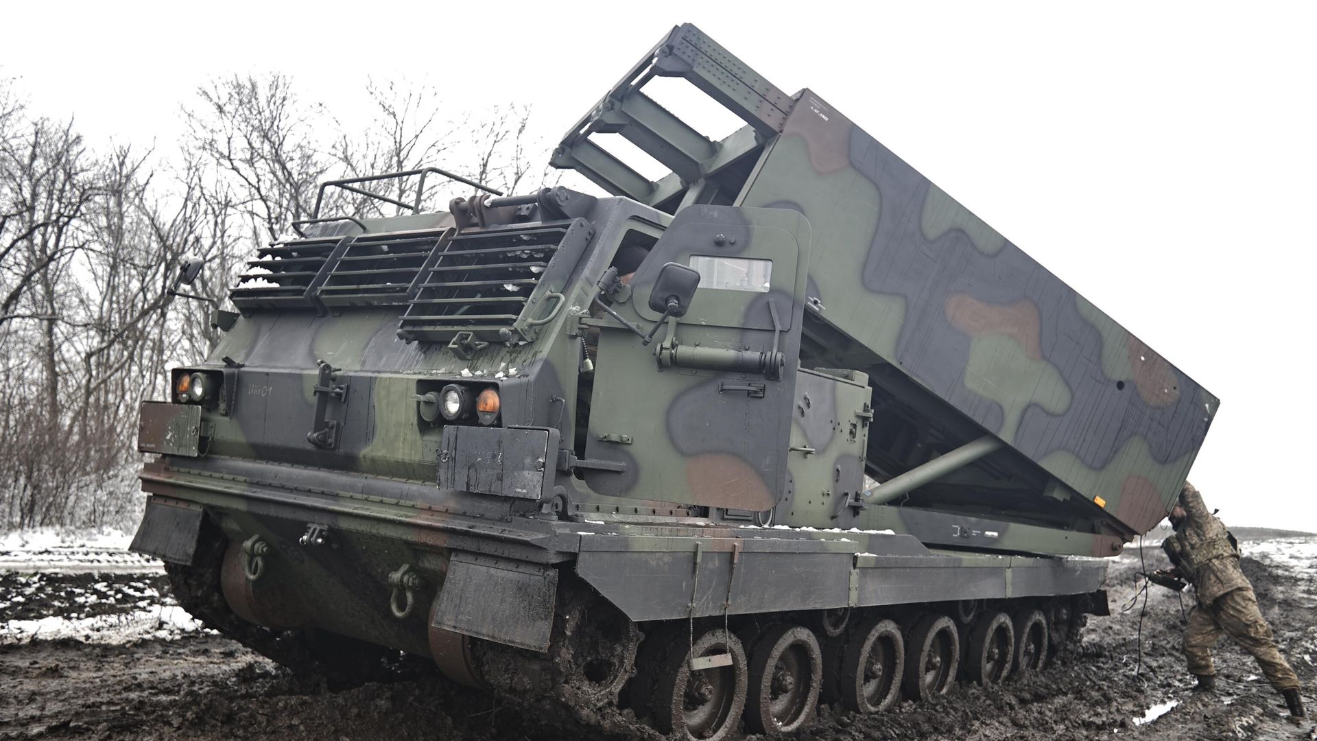 Реактивная система залпового огня MLRS ВСУ Реактивная система залпового огня MLRS ВСУ - РИА Новости, 1920, 03.01.2023