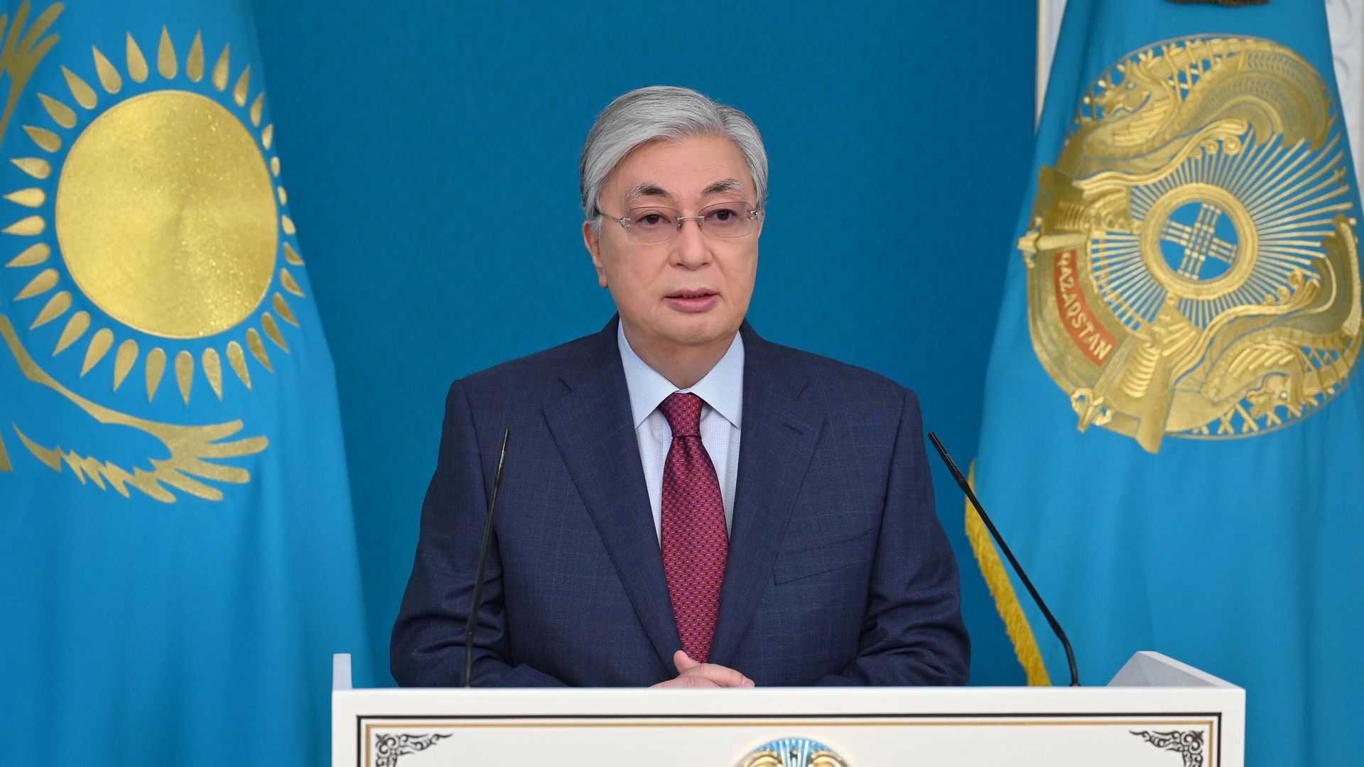 Президент Казахстана Касым-Жомарт Токаев Президент Казахстана Касым-Жомарт Токаев - РИА Новости, 1920, 29.05.2023