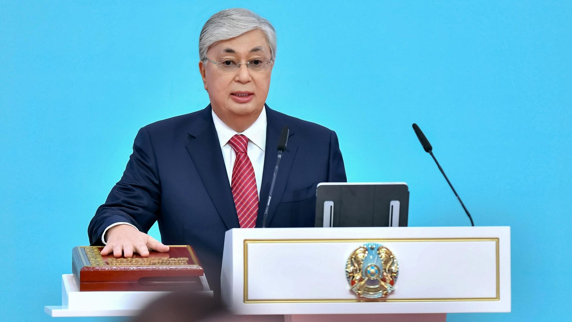 Президент Казахстана Касым-Жомарт Токаев Президент Казахстана Касым-Жомарт Токаев - РИА Новости, 1920, 26.11.2022