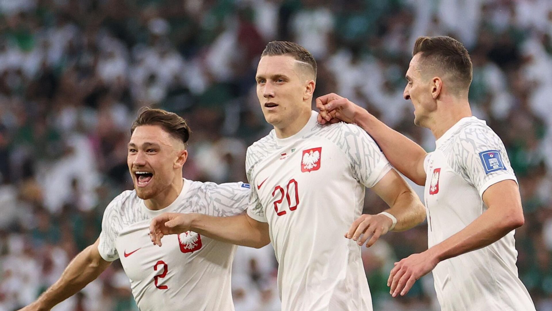 Футболисты сборной Польши на чемпионате мира по футболу 2022 года в Катаре Футболисты сборной Польши на чемпионате мира по футболу 2022 года в Катаре - РИА Новости, 1920, 05.12.2022
