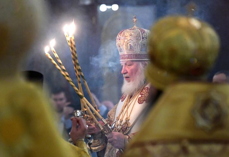 Патриарх Московский и всея Руси Кирилл во время Божественной литургии в день своего рождения в кафедральном соборном Храме Христа Спасителя в Москве Патриарх Московский и всея Руси Кирилл во время Божественной литургии в день своего рождения в кафедральном соборном Храме Христа Спасителя в Москве