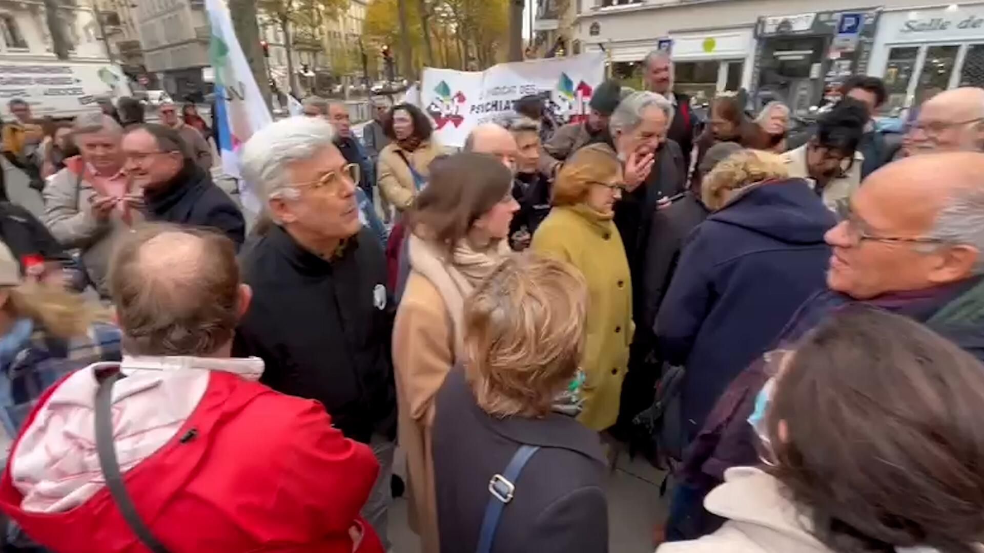 Забастовка психиатров в Париже Забастовка психиатров в Париже - РИА Новости, 1920, 29.11.2022