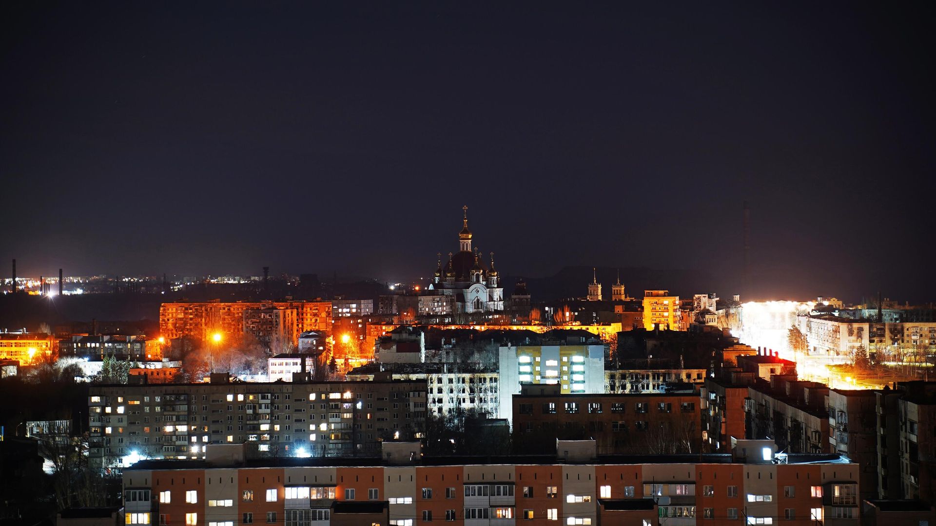 Вид на храм в Мариуполе Вид на храм в Мариуполе - РИА Новости, 1920, 06.01.2023