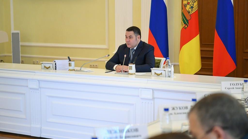 Губернатор Тверской области Игорь Руденя на заседании правительства Губернатор Тверской области Игорь Руденя на заседании правительства - РИА Новости, 1920, 01.12.2022