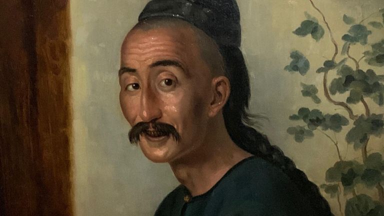Музей Тропинина Мазер (Мозер) К.П. Портрет китайца с пиалой и трубкой. Выставка Мода на чай Музей Тропинина Мазер (Мозер) К.П. Портрет китайца с пиалой и трубкой. Выставка Мода на чай