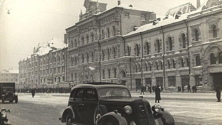 Главное здание Политехнического музея. 1950 год Главное здание Политехнического музея. 1950 год