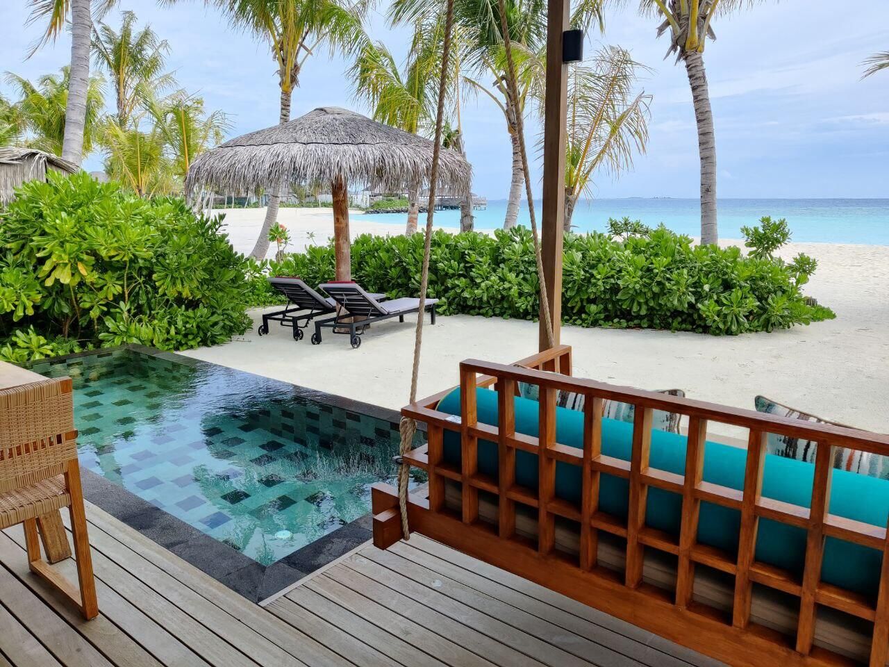 Hilton Maldives Amingiri Resort & SPA. Вид на Индийский океан с виллы Hilton Maldives Amingiri Resort & SPA. Вид на Индийский океан с виллы - РИА Новости, 1920, 20.07.2026