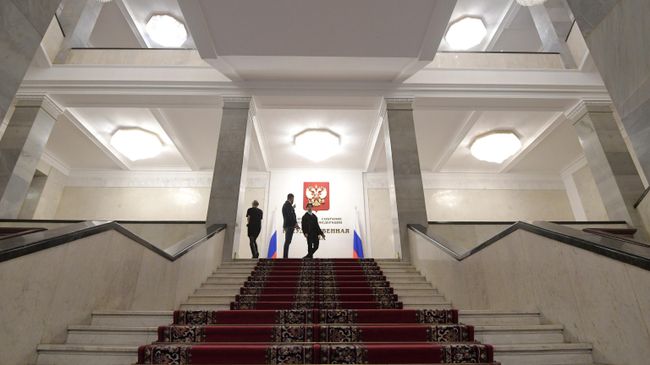 Перед пленарным заседанием Государственной Думы РФ