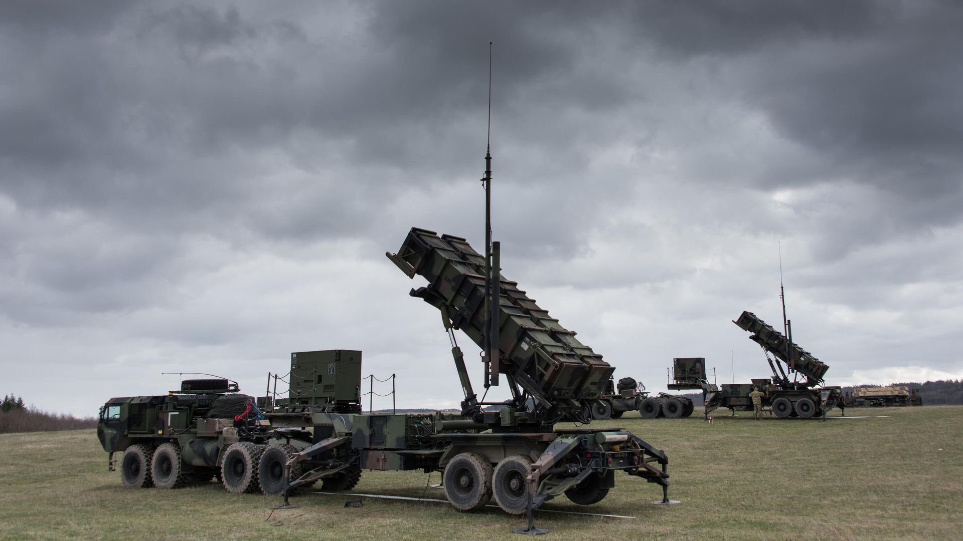 Американские зенитные ракетные комплексы Patriot Американские зенитные ракетные комплексы Patriot - РИА Новости, 1920, 10.10.2025