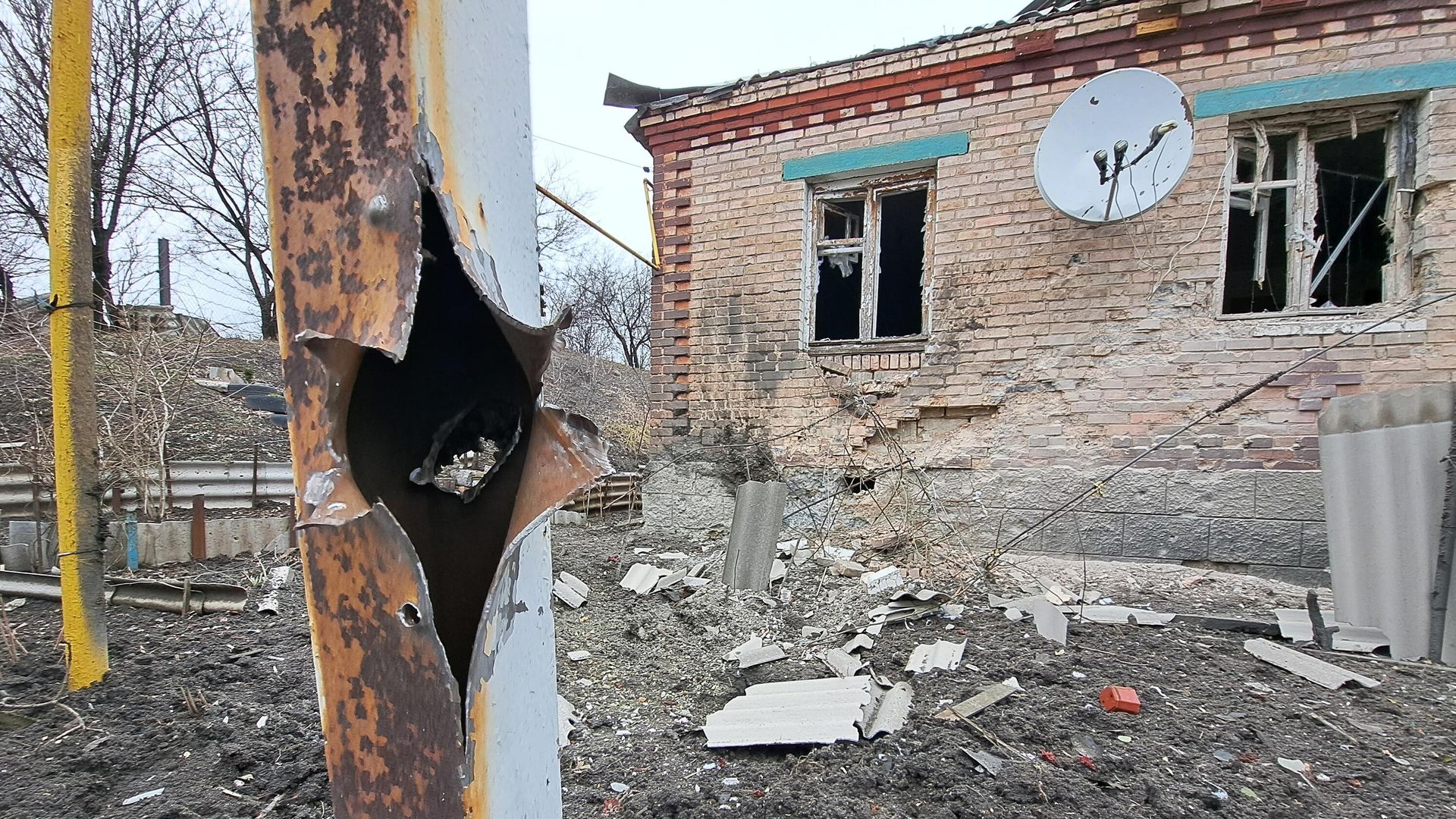 Последствия обстрела Горловки Последствия обстрела Горловки - РИА Новости, 1920, 30.12.2022