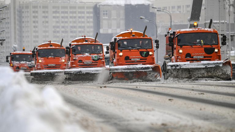 Снег в Москве Снег в Москве