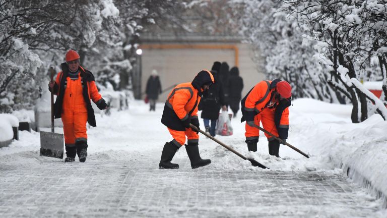 Снег в Москве Снег в Москве