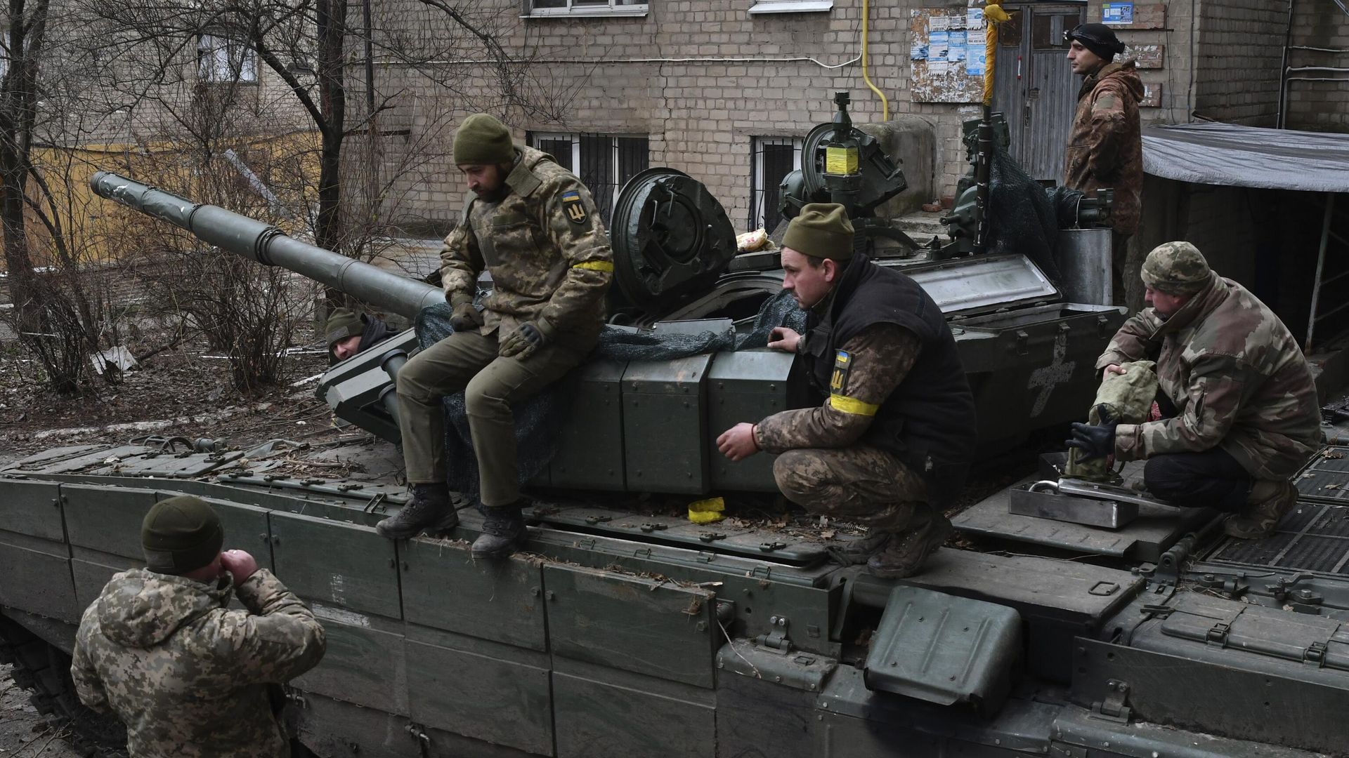 Украинские военные в Артемовске - РИА Новости, 1920, 21.12.2022