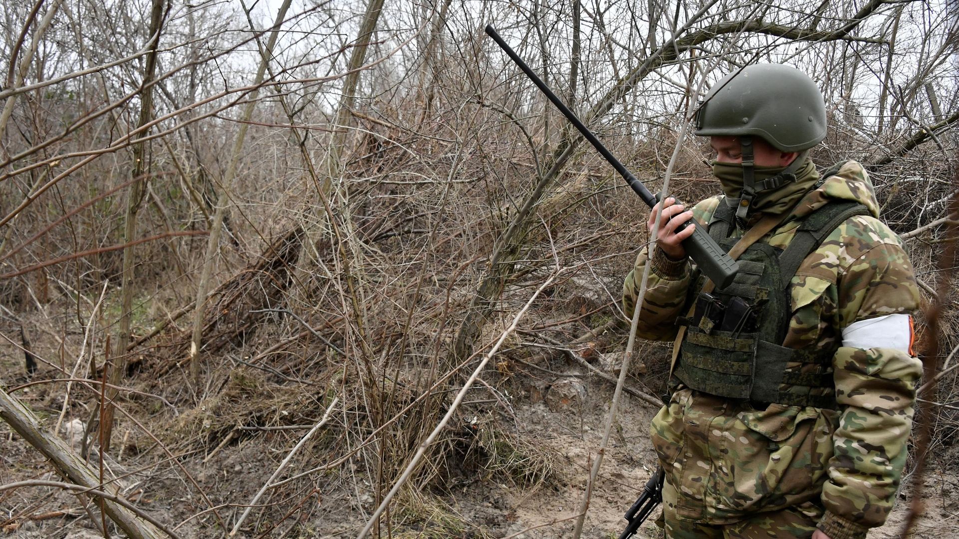 Военнослужащий ВС России на передовой в зоне проведения СВО Военнослужащий ВС России на передовой в зоне проведения СВО - РИА Новости, 1920, 29.12.2022