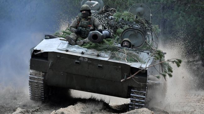 Российские военные в зоне проведения СВО