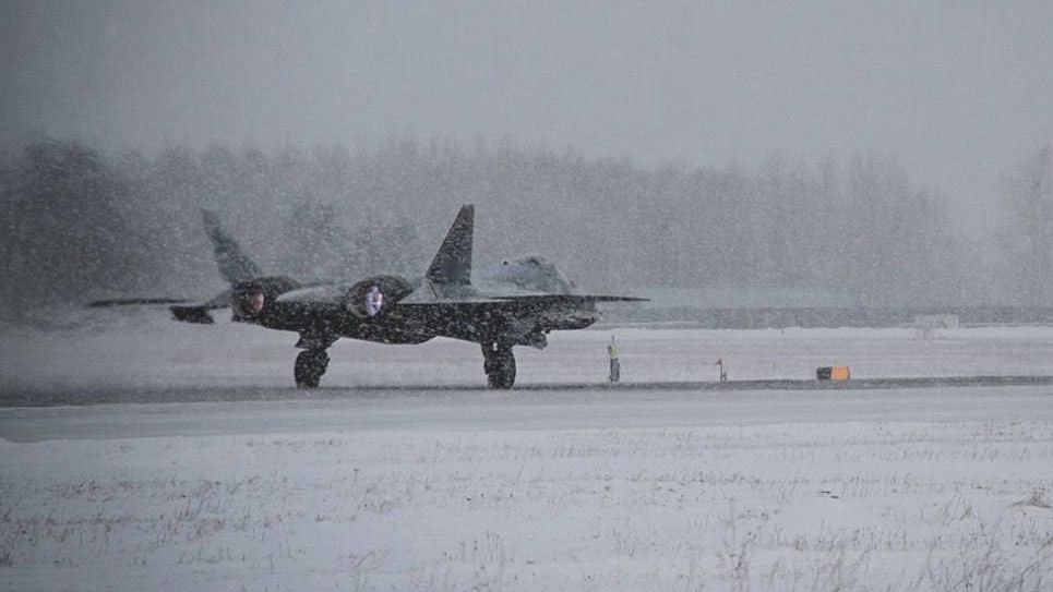 Самолет пятого поколения Су-57 Самолет пятого поколения Су-57 - РИА Новости, 1920, 26.12.2023