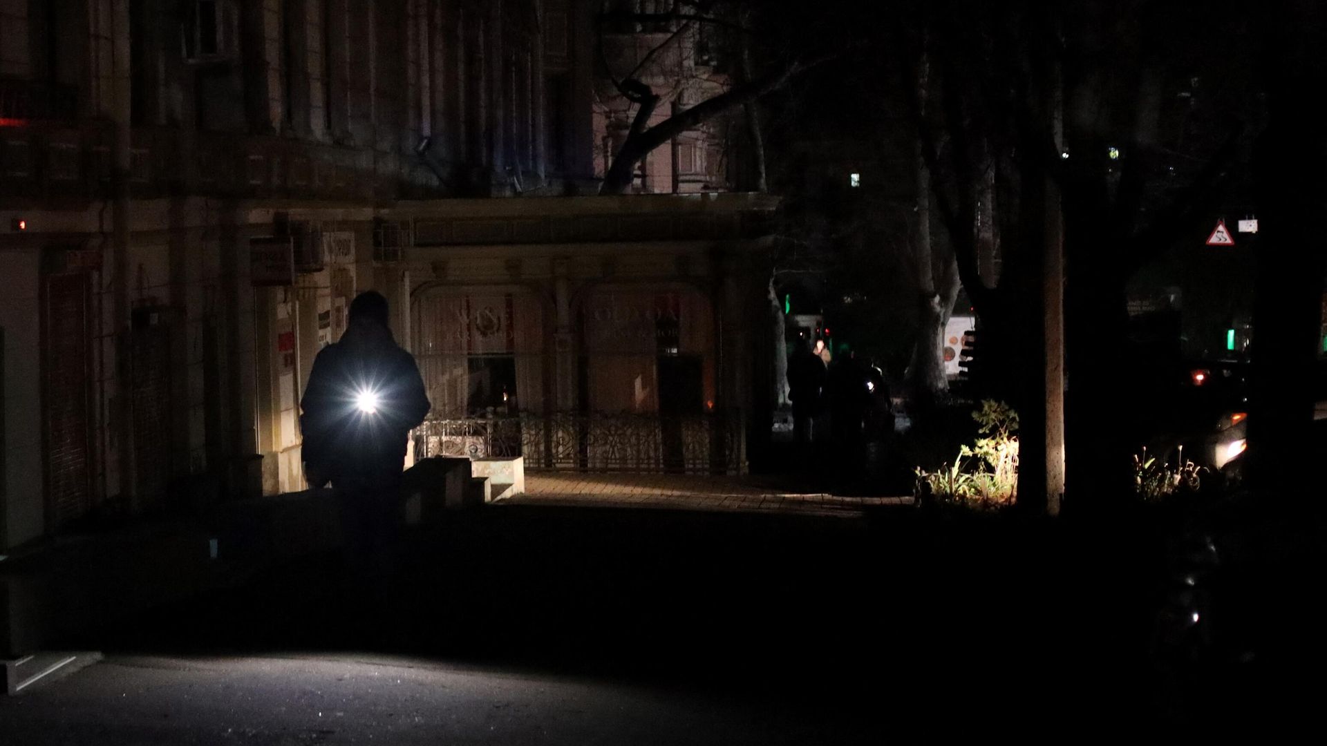 Неосвещенная улица в городе Одесса Неосвещенная улица в городе Одесса - РИА Новости, 1920, 29.12.2022