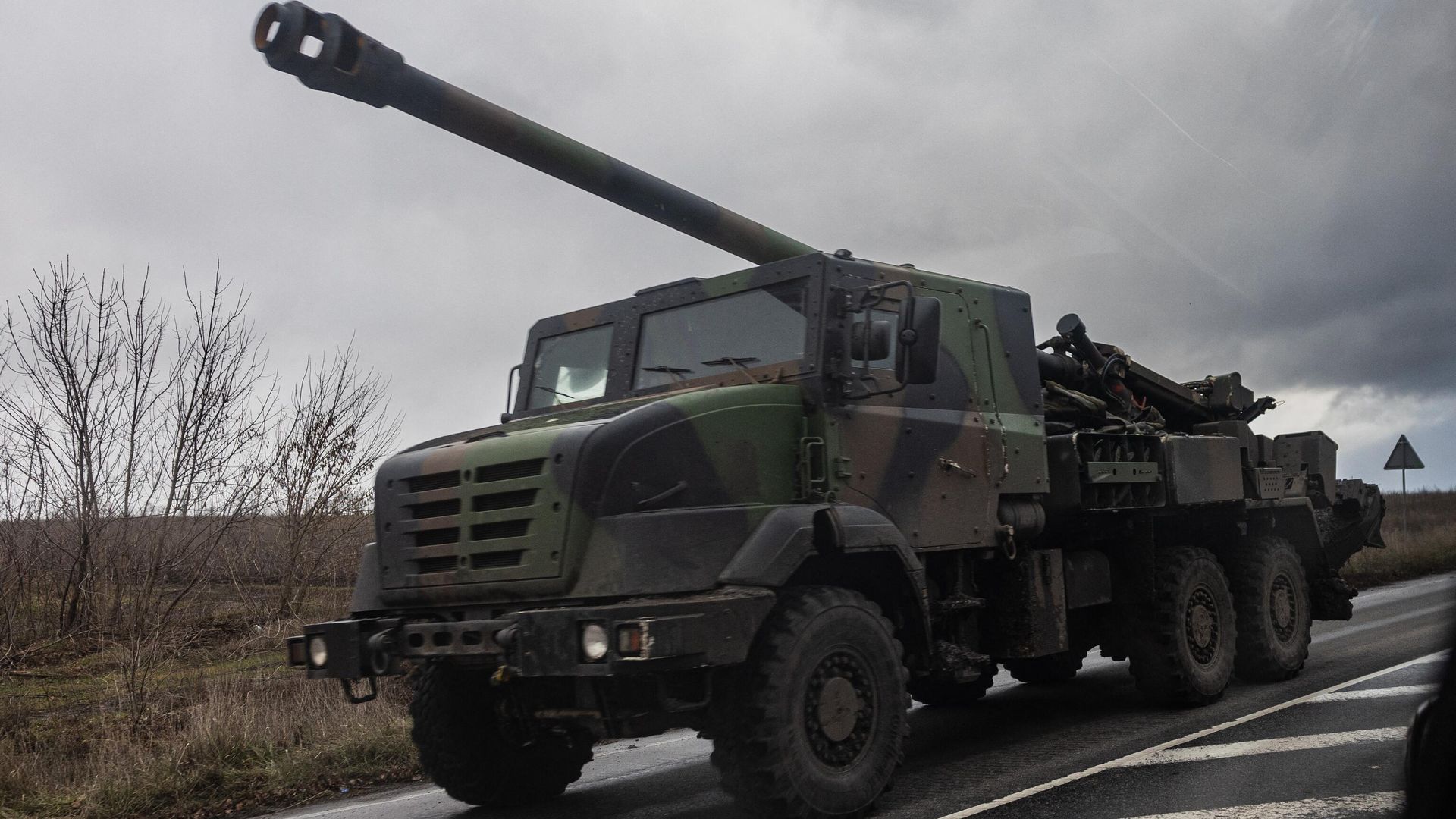 Самоходная артиллерийская установка Caesar, переданная Украине Самоходная артиллерийская установка Caesar, переданная Украине - РИА Новости, 1920, 30.12.2022