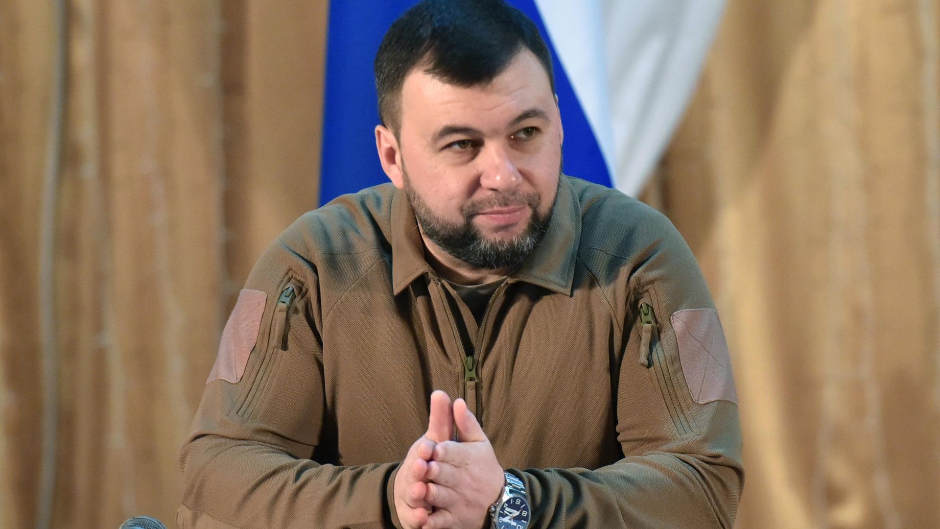 Временно исполняющий обязанности главы Донецкой Народной Республики Денис Пушилин - РИА Новости, 1920, 10.01.2023