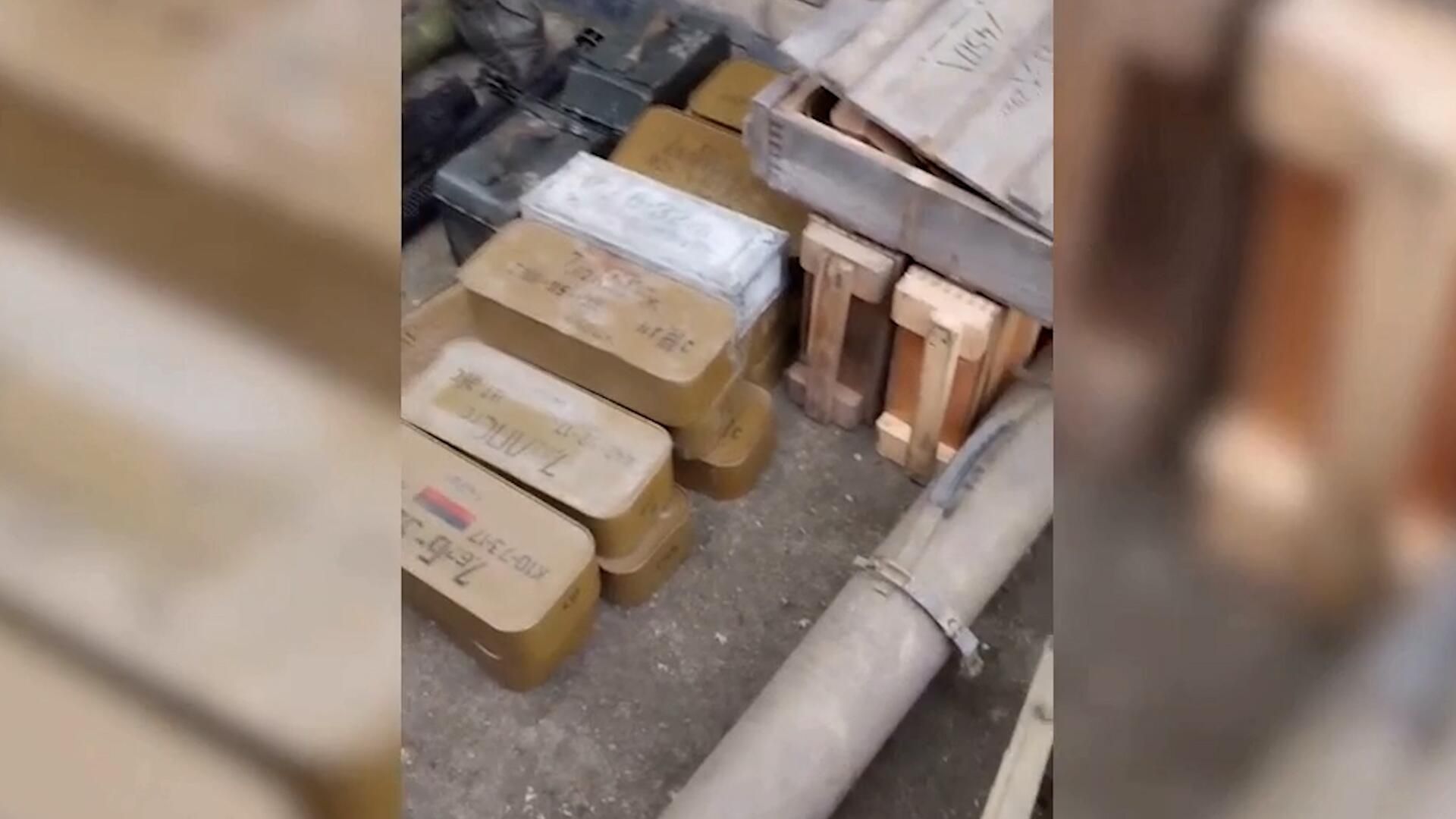 Схрон украинских диверсантов в пригороде Луганска Схрон украинских диверсантов в пригороде Луганска - РИА Новости, 1920, 31.12.2022