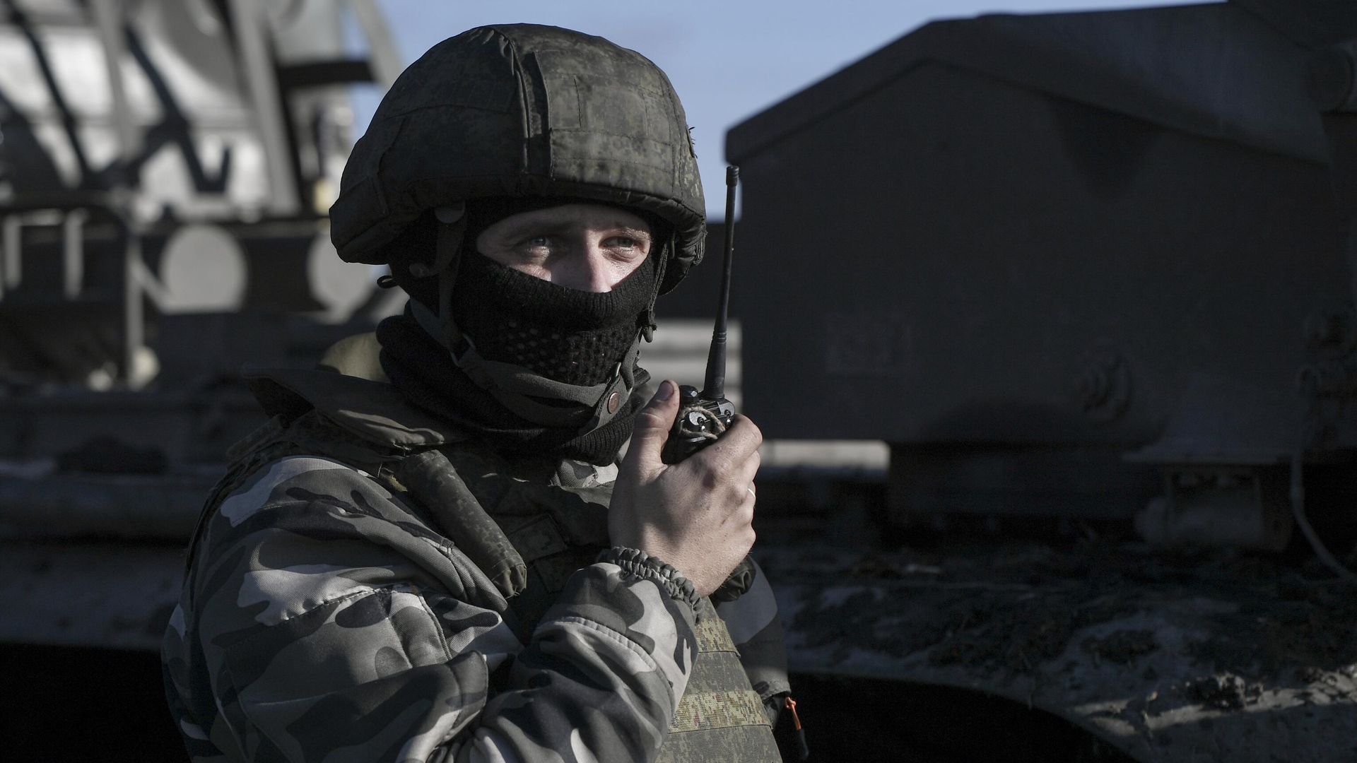 Военнослужащий Вооруженных сил РФ, задействованный в специальной военной операции на Запорожском направлении Военнослужащий Вооруженных сил РФ, задействованный в специальной военной операции на Запорожском направлении - РИА Новости, 1920, 19.03.2023