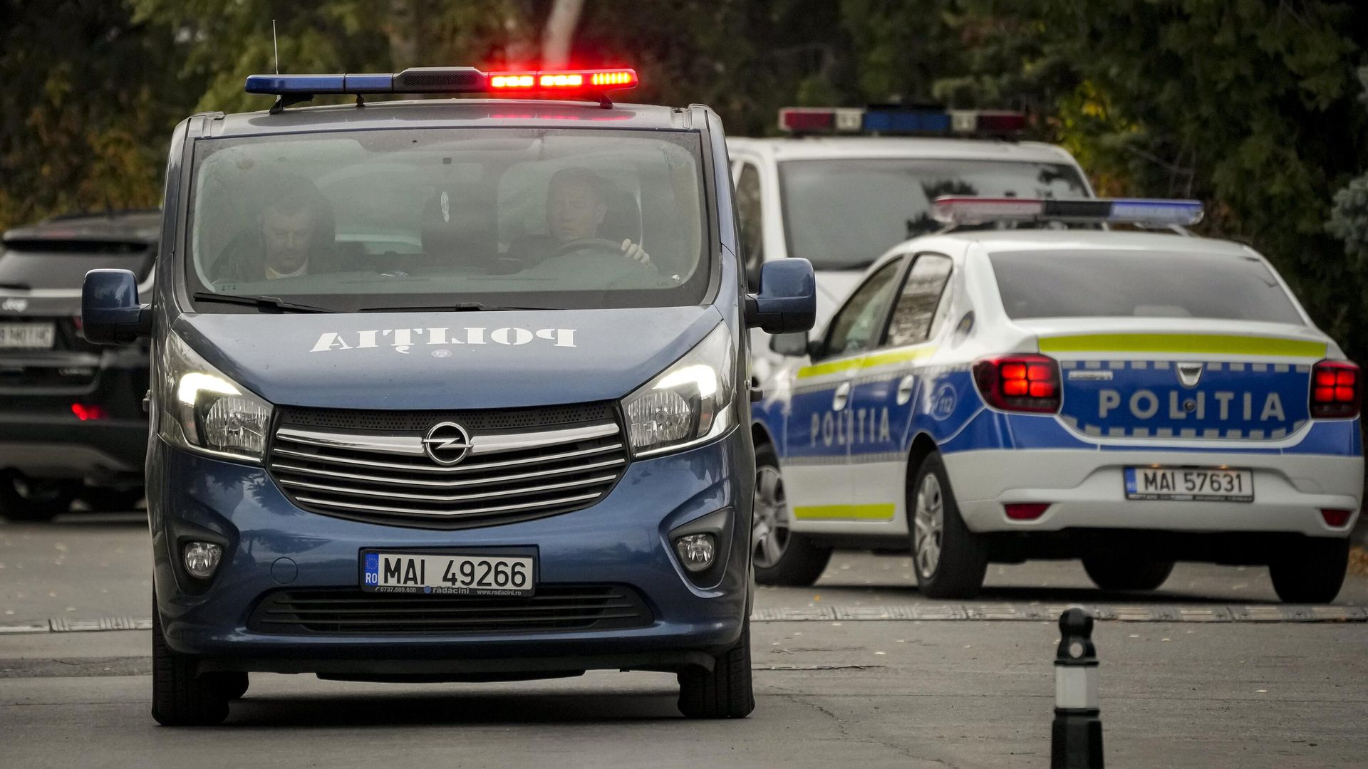 Полицейские автомобили в Румынии Полицейские автомобили в Румынии - РИА Новости, 1920, 27.01.2026