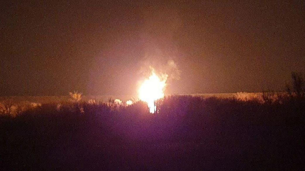 Возгорание в Лутугинском районе ЛНР Возгорание в Лутугинском районе ЛНР - РИА Новости, 1920, 07.01.2023