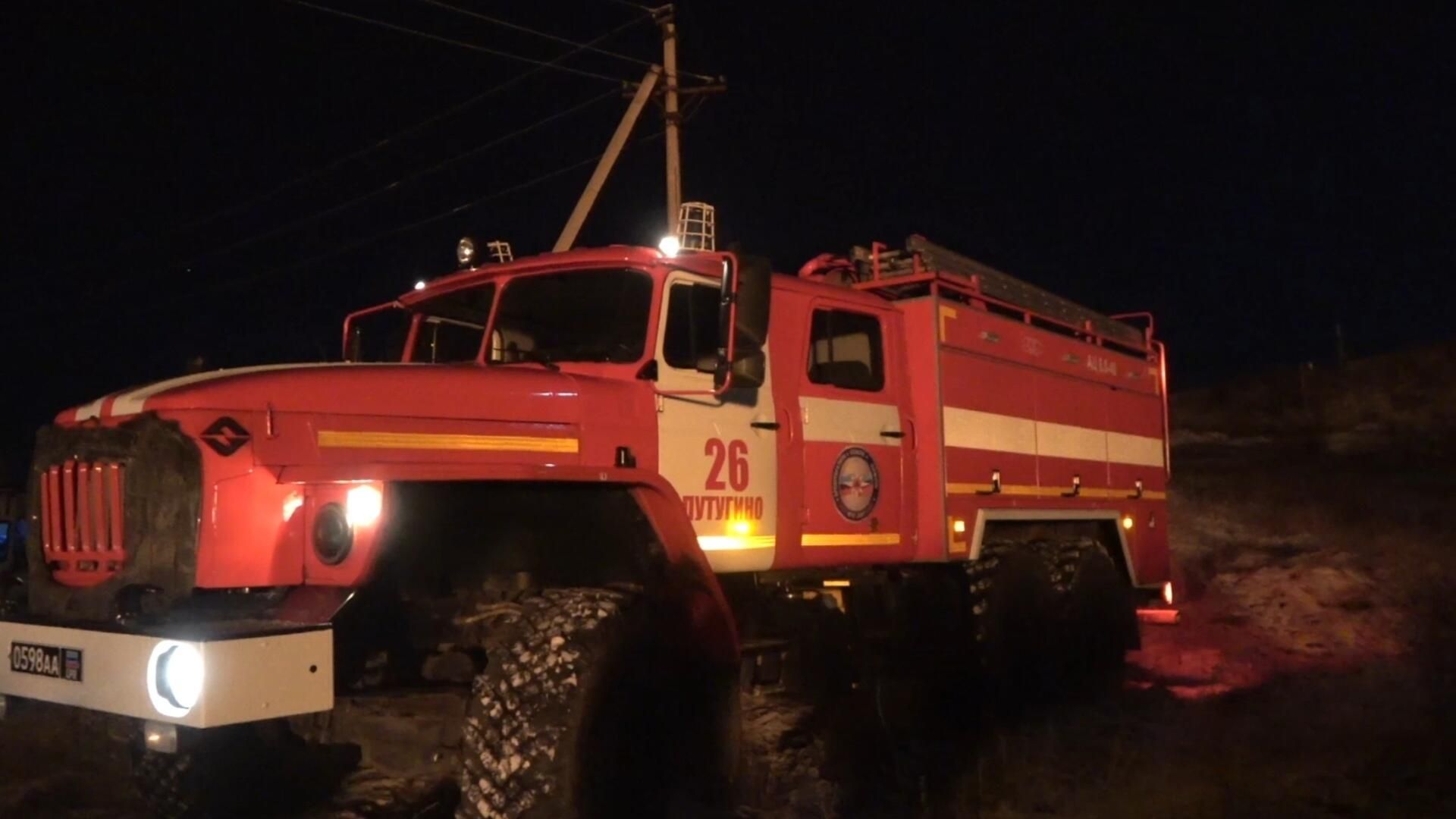 Пожар в Лутугинском районе ЛНР Пожар в Лутугинском районе ЛНР - РИА Новости, 1920, 08.01.2023