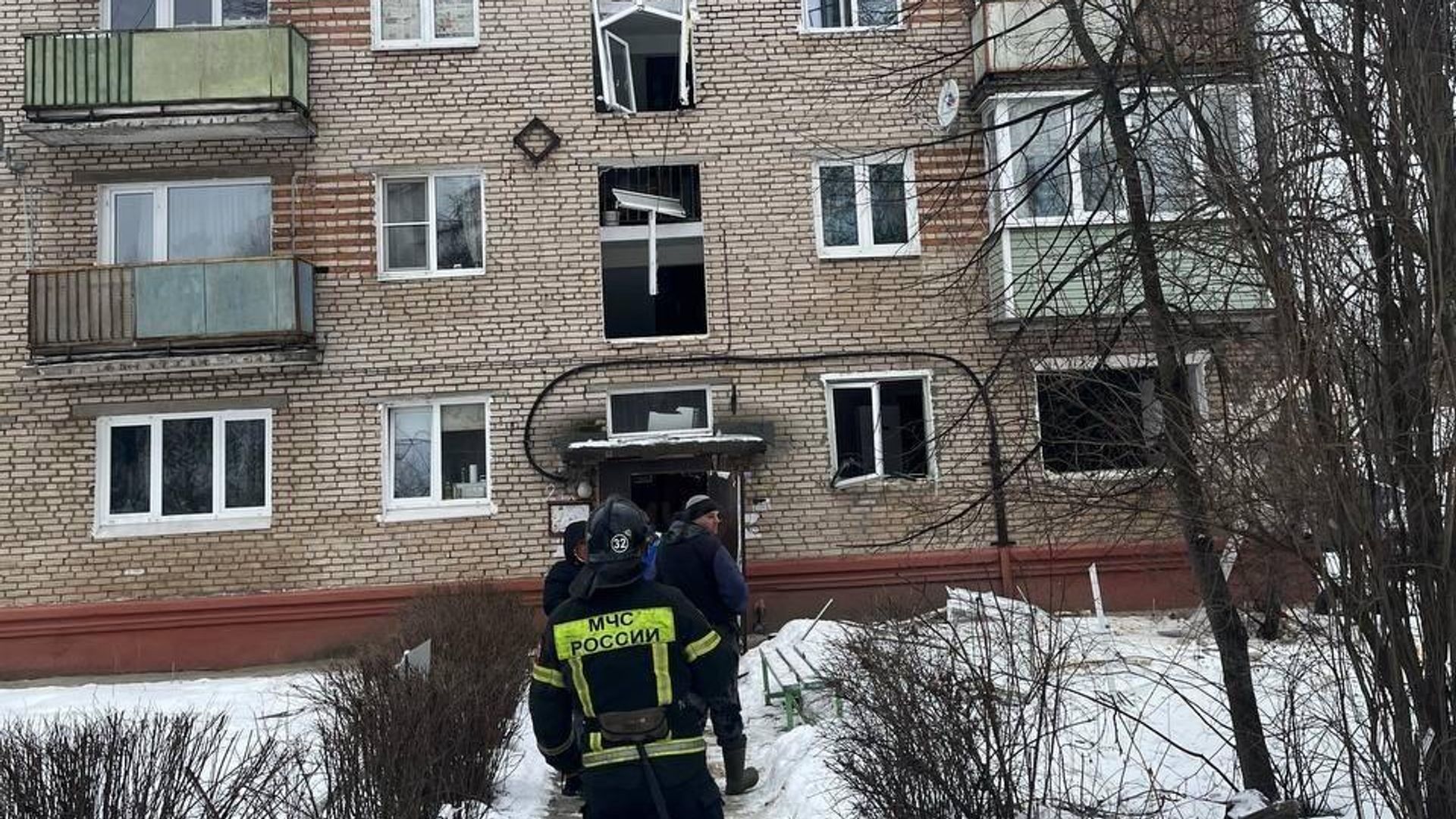 На месте взрыва газа в городском округе Коломна На месте взрыва газа в городском округе Коломна - РИА Новости, 1920, 10.01.2023