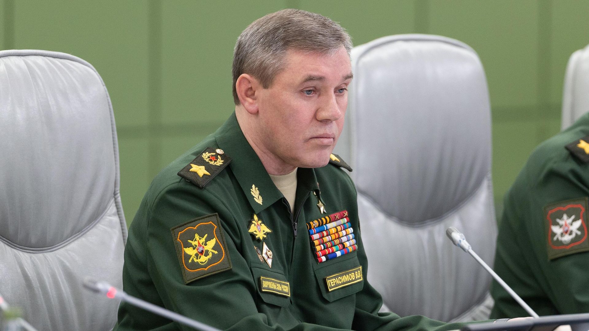 Начальник Генерального штаба Вооруженных сил РФ - первый заместитель министра обороны РФ Валерий Герасимов Начальник Генерального штаба Вооруженных сил РФ - первый заместитель министра обороны РФ Валерий Герасимов - РИА Новости, 1920, 21.12.2023