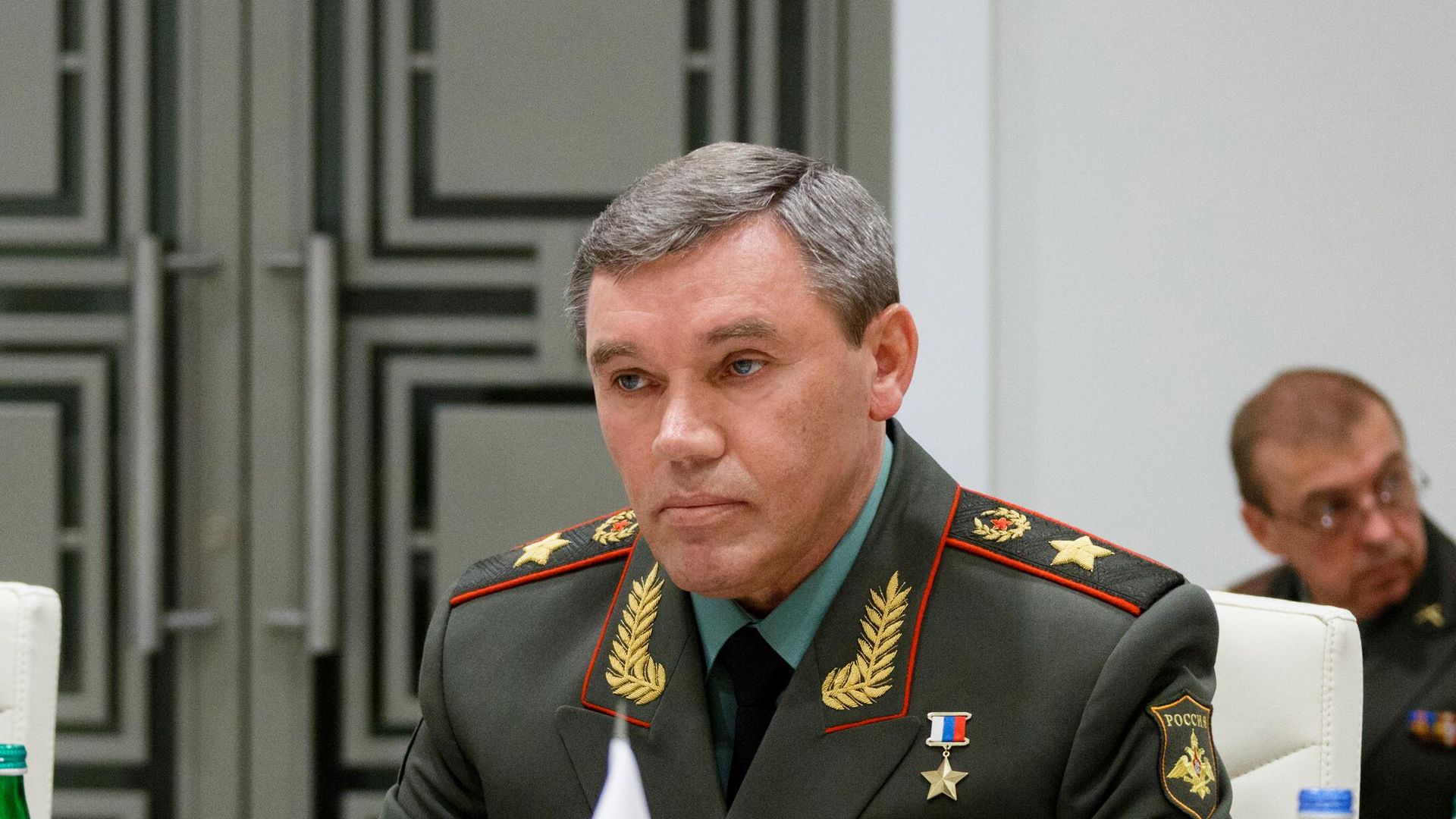 Начальник Генерального штаба Вооруженных сил РФ - первый заместитель министра обороны РФ генерал армии Валерий Герасимов Начальник Генерального штаба Вооруженных сил РФ - первый заместитель министра обороны РФ генерал армии Валерий Герасимов - РИА Новости, 1920