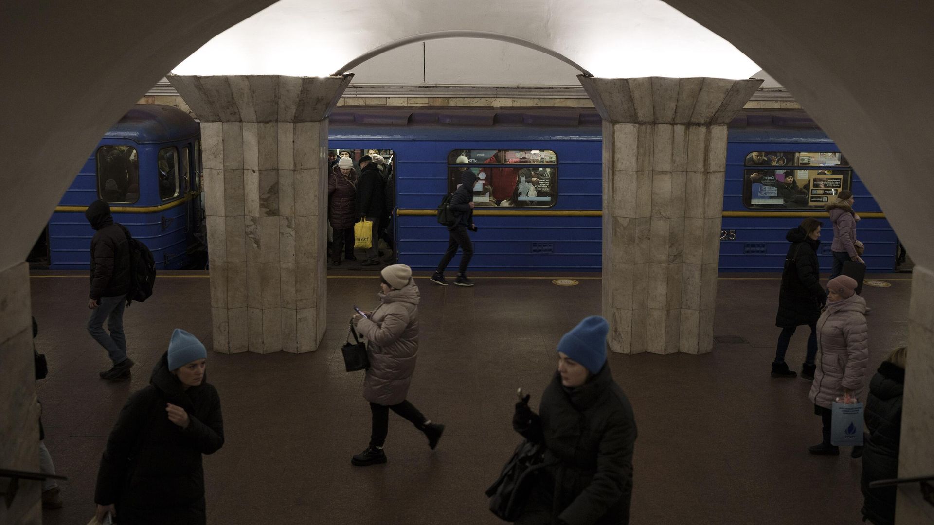 Одна из станций киевского метрополитена Одна из станций киевского метрополитена - РИА Новости, 1920, 18.12.2023