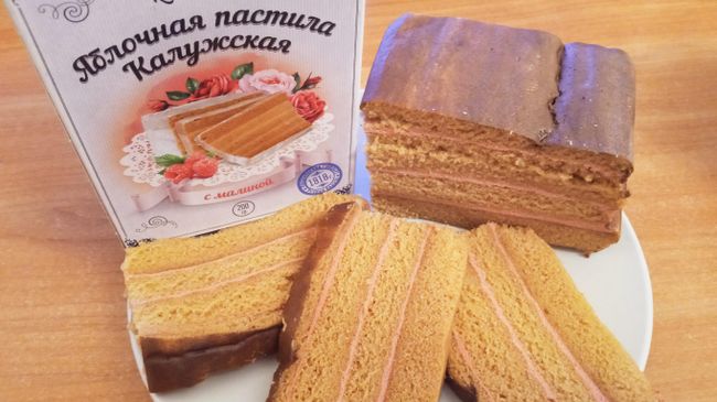 Яблочная пастила из Калуги